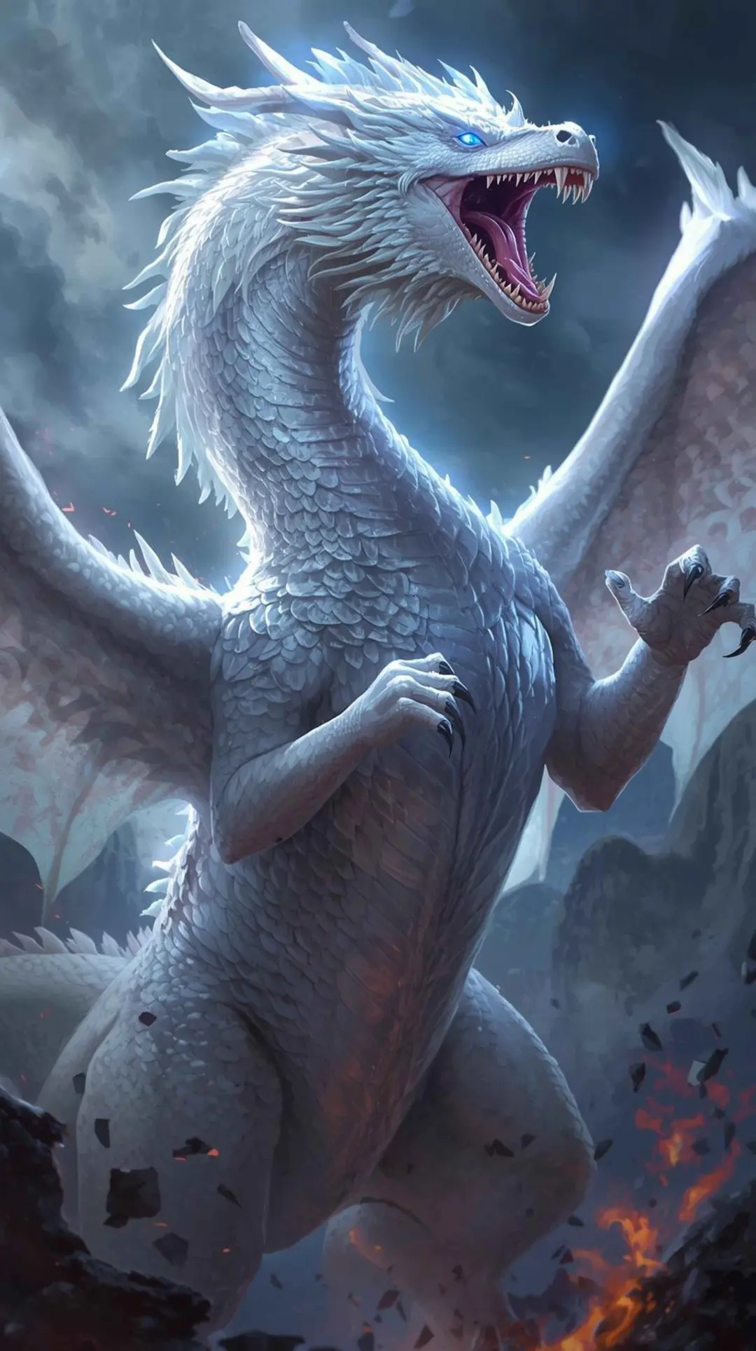 AELIOR, dragon primordial dans LES FLAMMES DU SERMENT